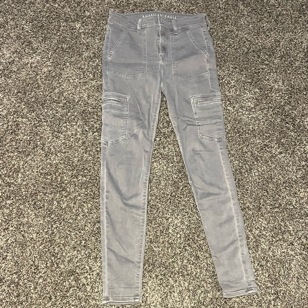 American Eagle Gray Jeans